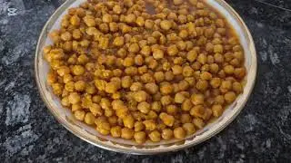 وجبة الغداء/بالحمص سهل وخفيفة/بالمقادير متوجيدة في البيت/بدون بصل 