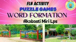 Puzzle games, Word formation, indoor game, FLN Activity/primary level #akabastimirilps5180