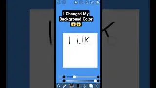 I Change My Background Color on Ibispaintx!!😱😱😱 #ibispaintx #mobile #meme #digitalart #digiart