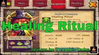 Castle Clash Healing Ritual Pumpkin Duke Reviews the New Enchantment
