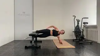 Copenhagen Plank| Боковая планка c ногой на опоре|lv1