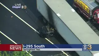Crash Involving Tractor-Trailer, Car Snarling Traffic In Springfield Township