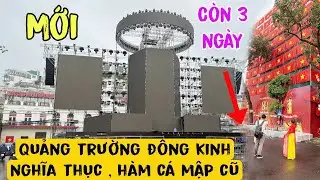Hàm Cá Mập Dựng Sân Khấu Khủng Công Trình Biển Led Chưa Hoàn Thiện Liệu Có Kịp 2/9
