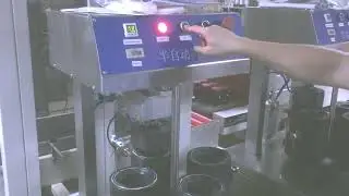 3pcs vacuum capping glass jars machines testing video