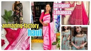 Designer Lehanga haul for wedding || Anmazing factory || Amulyaskitchen & vlogs