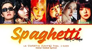 LE SSERAFIM SPAGHETTI Feat. j-hope of BTS (Karaoke with Backing/Hidden Vocals)