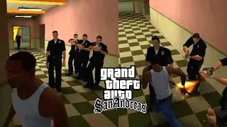 GTA San Andreas CJ VS LSPD Cops Funny 😂🤣Compilation