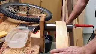 Fahrradschutzblech aus Holz &ndash; mit selbstgebautem Biegeeisen!