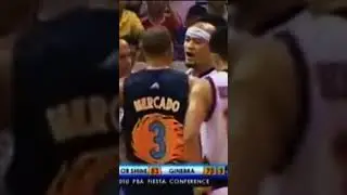Mark Caguioa INANGASAN ang Rookie Sol Mercado #shorts #throwback