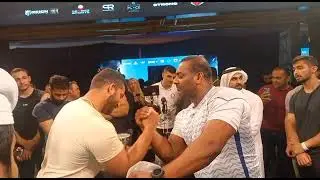 Arm wrestling competition (pk.Omer Awan)Vs . (India .Ajit kumar)