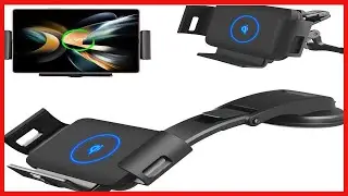 Samsung Galaxy Z Fold 4/3 Car Mount with 15W Wireless Charging &ndash; Secure and Smart