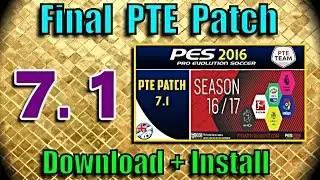 [PES 2016] PTE Patch 7.1 (неофициальный от Лео Тариньи)