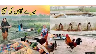 Subah ka nashta Aalu ke paraathe|treditional village life vlogslschool ka order biryani recipe 