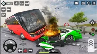 Bus Crash 💥 | Extreme Accident Simulation Game 🚍