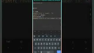 Reverse a number using Recursion || C programming || 