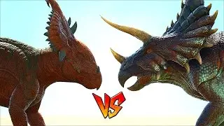 Ark Survival - PACHYRHINOSAURUS  vs TRICERATOPS [Ep.9]