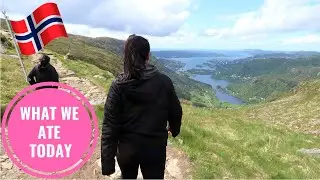 HIKING MOUNT ULRIKEN TO FLOYEN IN THE SNOW! (Day 4) | Food Diaries: What We Ate Today - Yum It