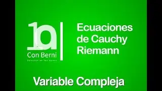 Ecuaciones de Cauchy Riemann
