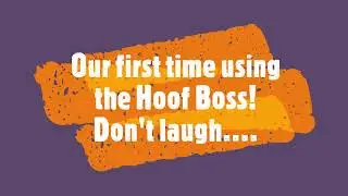 Does the Hoof Boss work on goat hoofs? How do you trim a goats hoofs?