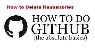 How to delete Github Repositories