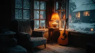 Cozy Winter Retreat | Relaxing Acoustic Guitar Music for Calm & Study Vibes