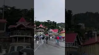 शिमला Shimla 🌧❤️, the Ridge #shimla #himachal #shorts #rain