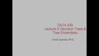 Lesson 5 Decision Trees and Tree Ensembles | Yamil Guevara