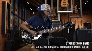 STRINGS SHOP DEMO : GRETSCH G6128T-GH GEORGE HARRISON SIGNATURE DUO JET