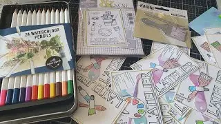 TEST CRAYONS DE COULEURS AQUARELLES #action