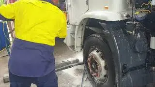 Fleet Cleaning a Garbage Truck