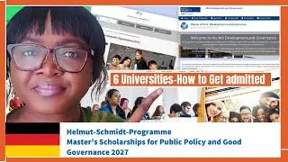 GERMANY 2027 FOR FREE! Strategy to choose Helmut Schmidt Program