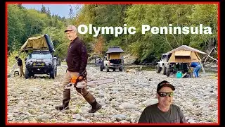 Overland River Camping Adventure in the Olympic Mountains