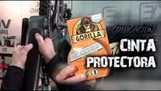 Colocación de cinta protectora Gorilla en el cuadro de las bicicletas | 4K UHD