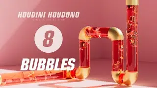 Houdini Houdono | Simulation - Episode 8 - Water Bubbles