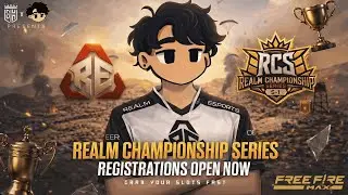 RCS CHAMPIONSHIP SERIES S-1 🏆- Registration open 🐦&zwj;🔥 -  FaceCam Streamer 🎥- Telugu FF Live 🎮