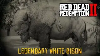 How to Find and Hunt the Legendary White Bison - Red Dead Redemption 2 - Ps5 (2026)