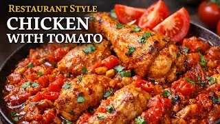 Restaurant Style Chicken with Tomato 🍅 | Dhaba Style Taste 😋