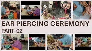 Ear Piercing Ceremony|part-02#traditional#babyearpiercing#family#viralvideotrendingvideo #babyshoot 