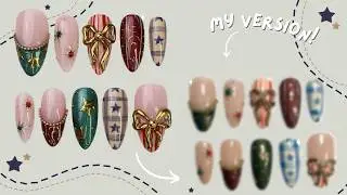 Recreating Pinterest Nails Pt.2!  | ˚୨୧⋆｡˚ ⋆ 🎀
