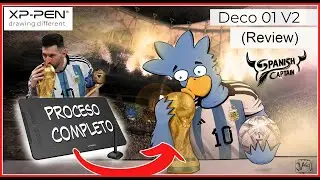 XP-PEN Deco 01 V2 Review | Cómo PINTAR en DIGITAL [ Fácil ] paso a paso 🎨⭐