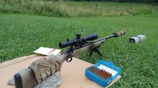 Remington 700 suppressed, 308 subsonic testing