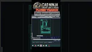 plot Dwg to PDF Banyak Gambar dan Layout #cadtutorial #autocad #autocadpemula #yqarch