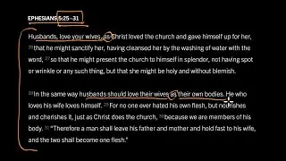 What Does a Husband’s Headship Mean? Ephesians 5:25–31, Part 8