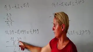 Zbritja e numrave me presje dhjetore