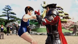 Tekken Tag 2 Tournament - Jin kazama and ling xiaoyu rare win poses (fancy costumes)