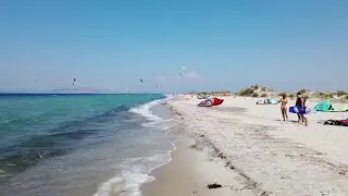 Мармари рай для кайтсерфинга. Бесконечные песчаные пляжи острова Кос. Часть 2 Золотой пляж Лето 2020