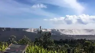 Kīlauea Volcano's summit July17,2018
