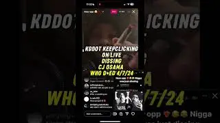 #nyc Kdot KeepClicking 🍍 celebrates death of OY member CJ OSAMA #rap #drill #beef