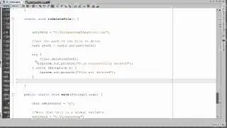 Java - Delete A Text File