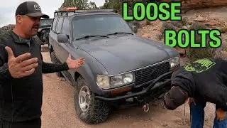 FJ80 Lost Its Steering Above Rose Garden Hill